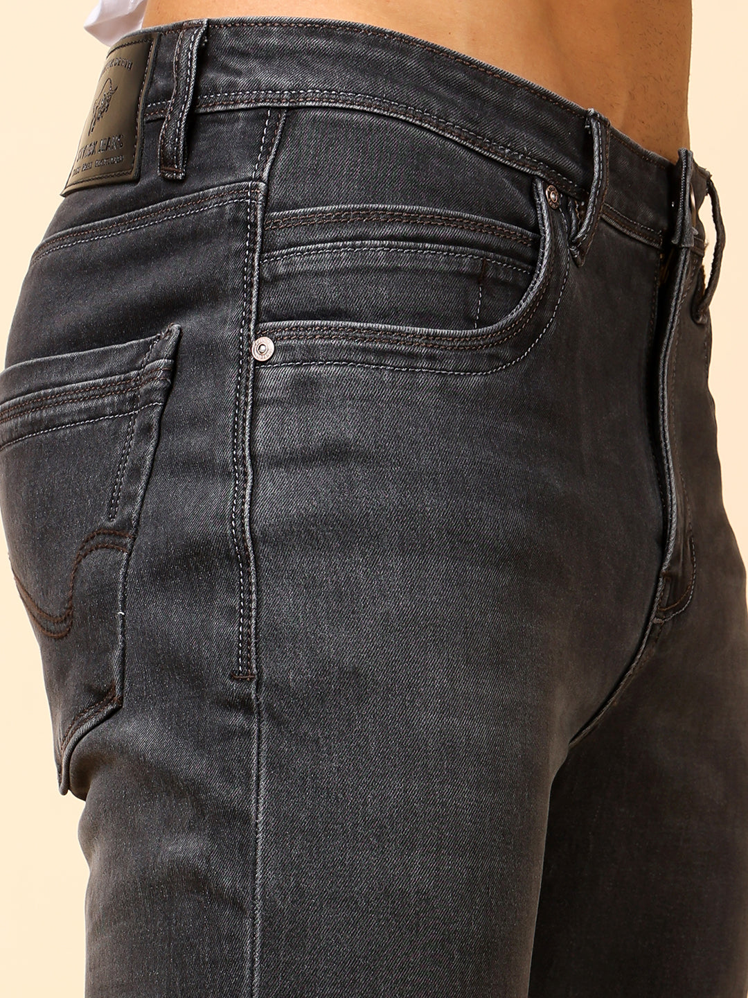Stylox Men’s Bootcut Fit Mid-Rise Denim Jeans - Stylox