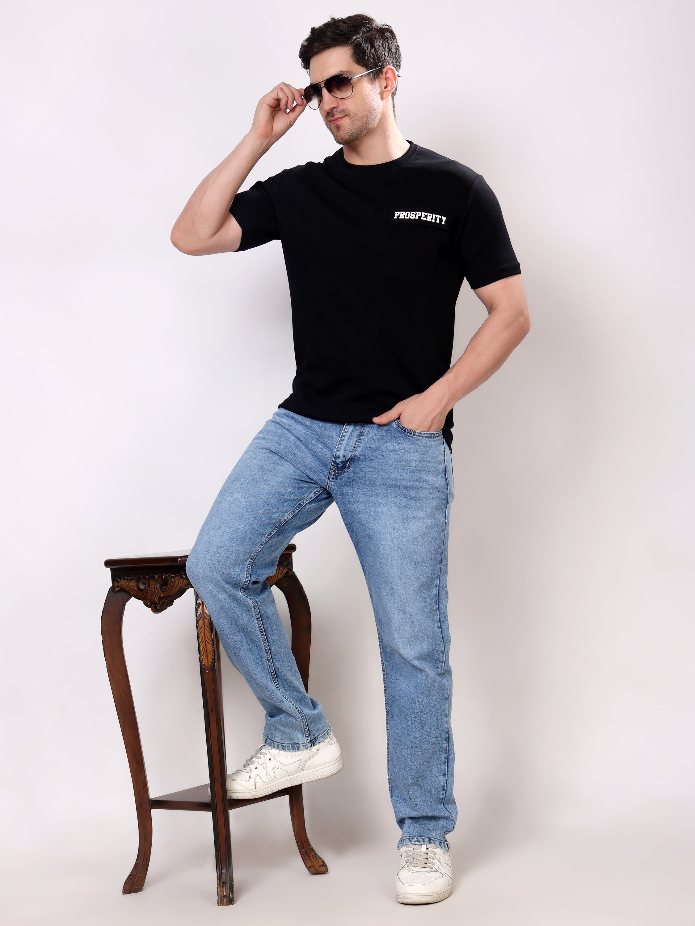 Stylox Men's Slim Fit Stretchable Denim Jeans