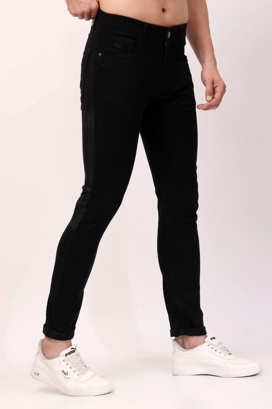 Stylox Slim Fit Denim Jeans - Black,