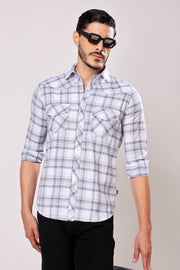 Stylox Men's Full Sleeve Casual Check Shirt