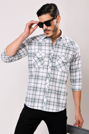 Stylox Men's Full Sleeve Casual Check Shirt