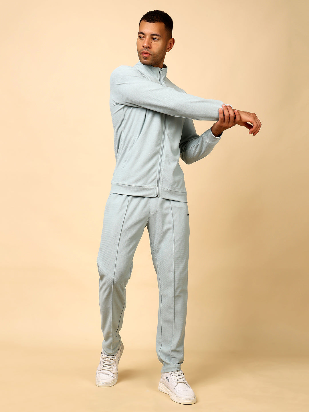 Stylox Men’s Solid Tracksuit – Stylish Full Set for Sports, Gym & Casual Wear - Stylox