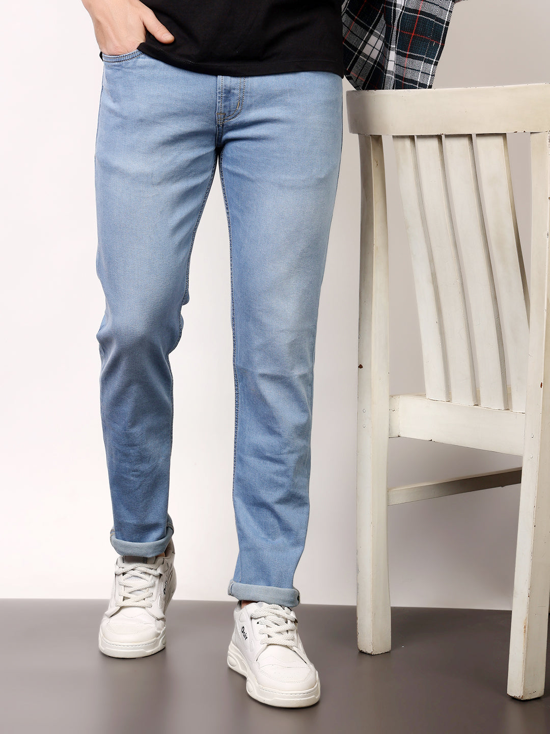 Stylox Redefined Slim Fit Solid Men’s Jeans – Stylish & Comfortable Everyday Wear - Stylox