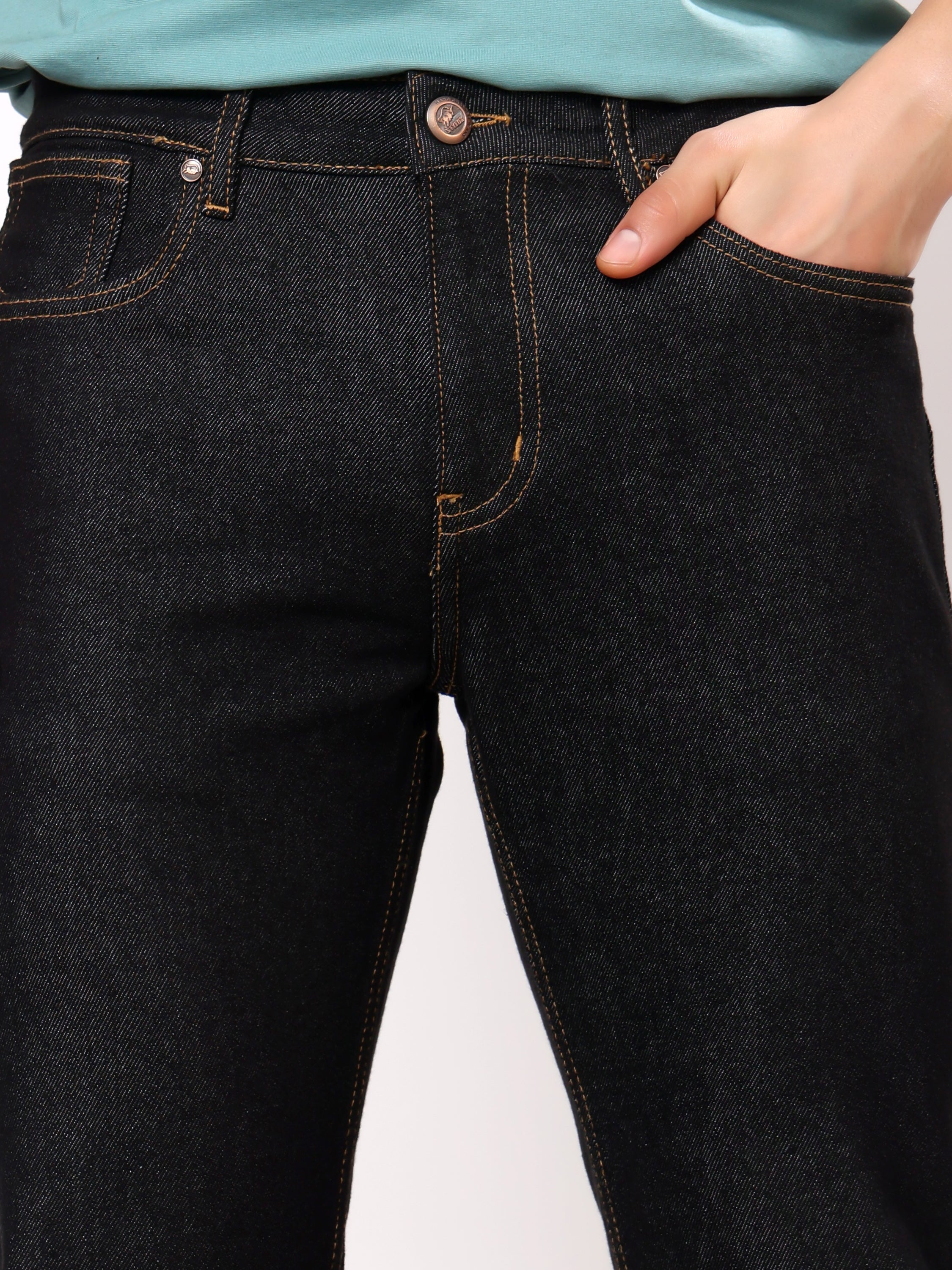 Stylox Men’s Comfort Fit No-Fade Stretchable Denim Jeans