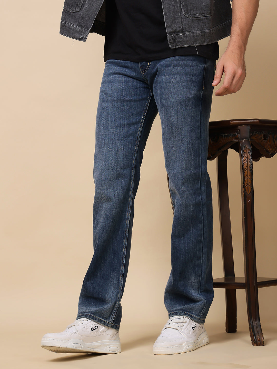 Stylox Premium Comfort Fit Jeans for Men | Soft Cotton Denim | Relaxed Everyday Casual Wear - Stylox