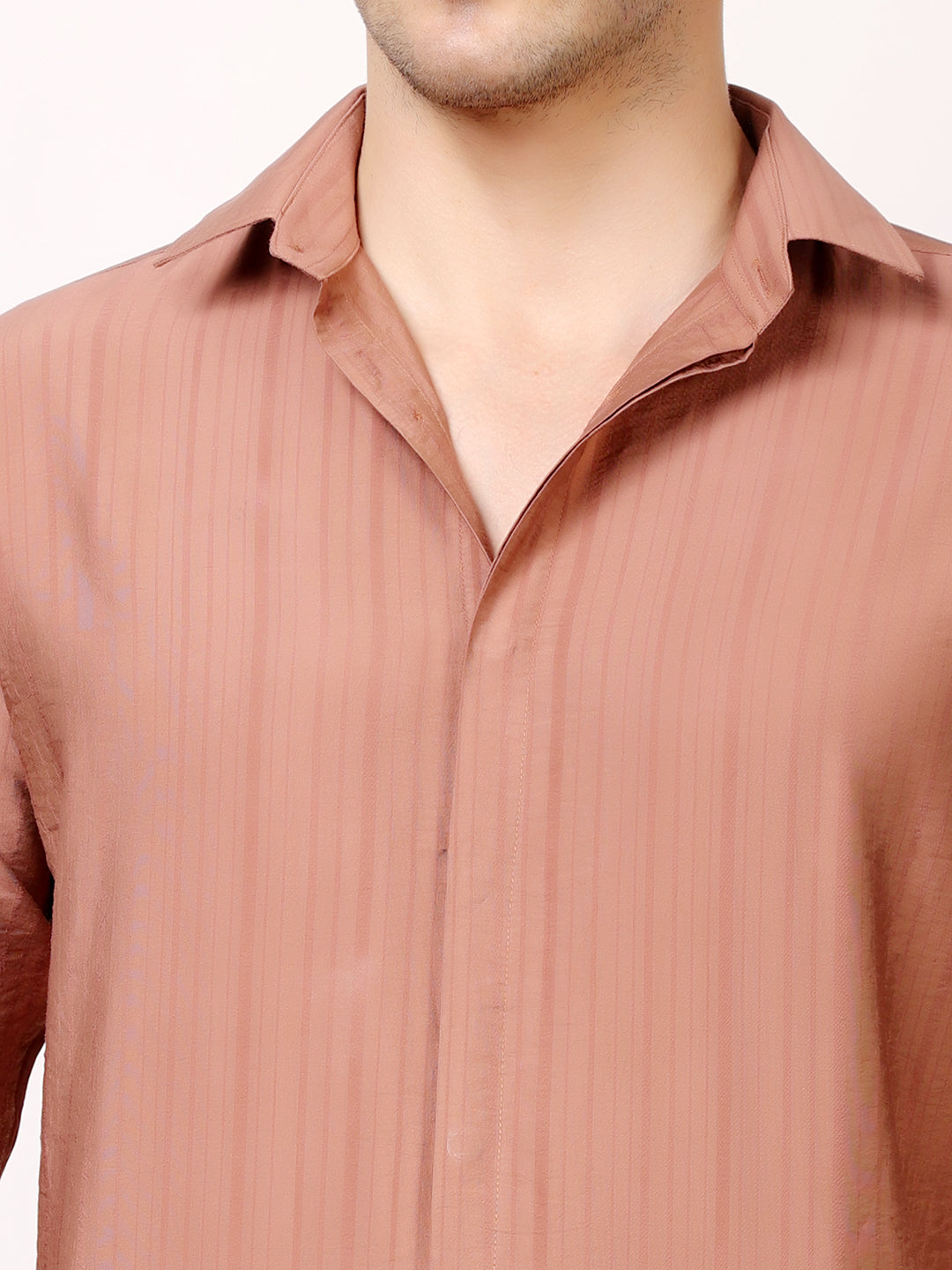 Stylox Men's Regular Fit Solid Full Sleeve Casual Shirt – Soft Cotton Blend, Comfortable & Stylish Everyday Wear - Stylox