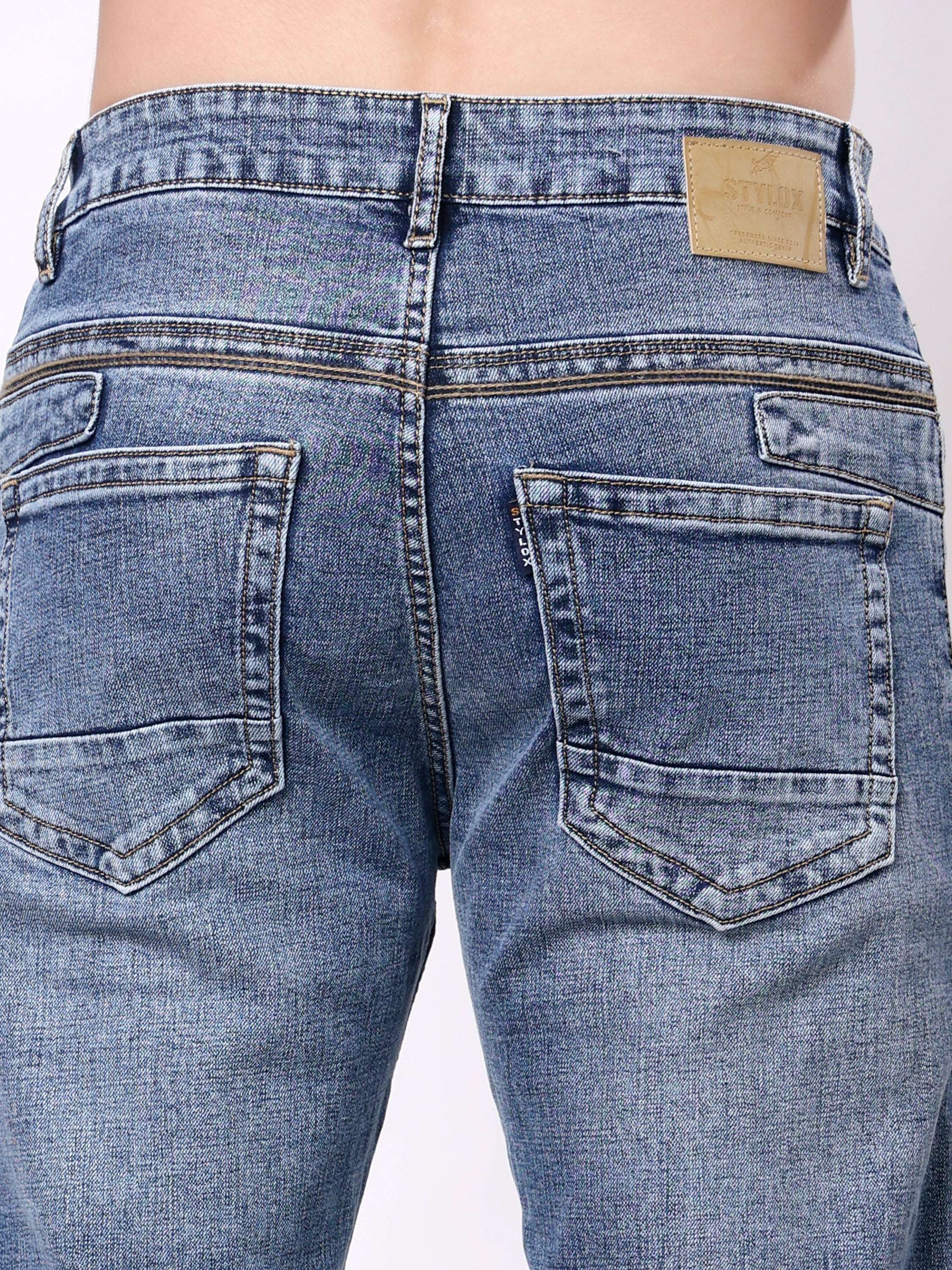 Stylox Stretchable Comfort Fit Denim Jeans For Men’s - Stylox