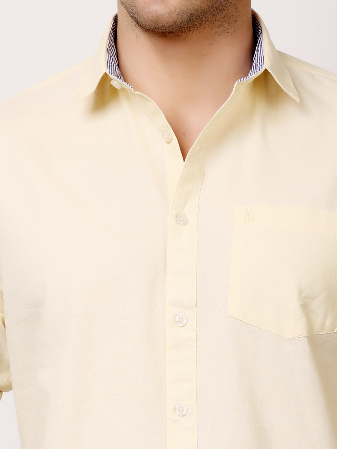 Stylox Men’s Regular Fit Oxford Full Sleeve Solid Shirt | Premium Cotton Blend Casual & Formal Wear - Stylox