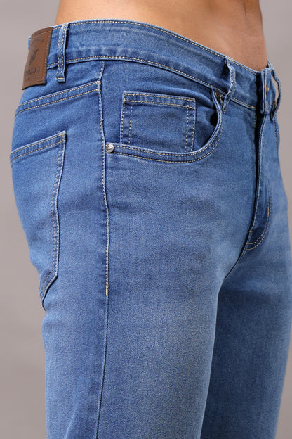 Stylox Men’s Slim Fit Mid-Rise Casual Jeans