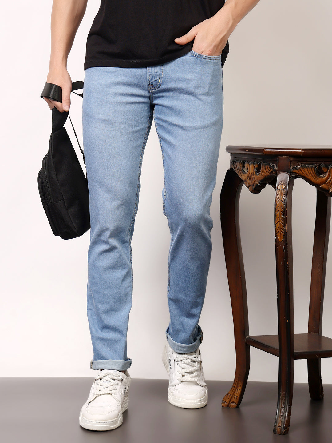 Stylox Redefined Slim Fit Solid Men’s Jeans – Stylish & Comfortable Everyday Wear - Stylox