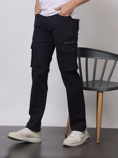 Stylox Men’s Slim Fit Cargo Pants | Cotton Casual Trousers with Multi Pockets | Stylish Outdoor &amp; Everyday Wear Cargos for Men