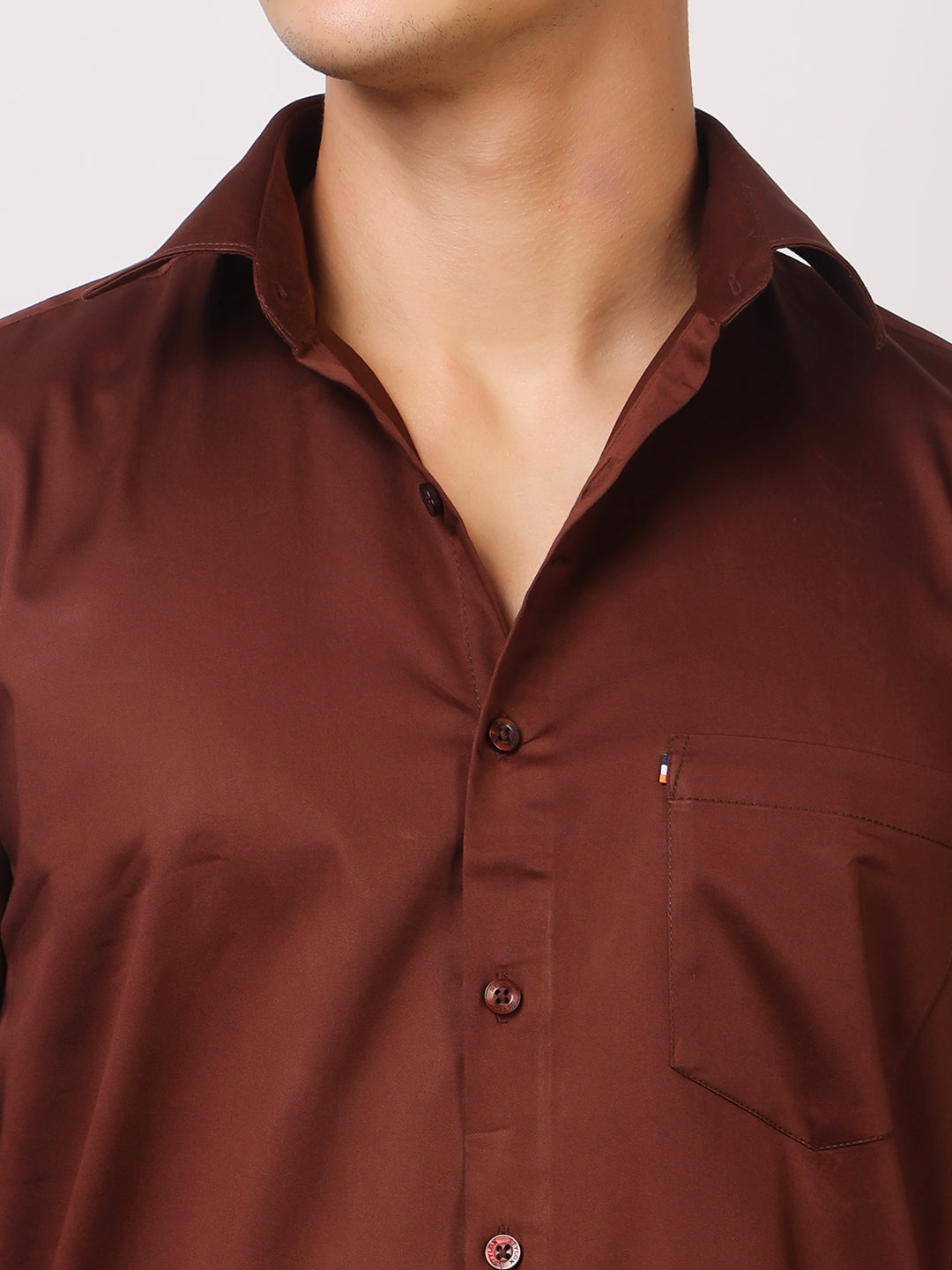 Stylox Men's Full Sleeve Solid Partywear Casual Shirt – Premium Shine Finish Cotton Blend Regular Fit Shirt for Stylish Evening & Occasion Wear - Stylox