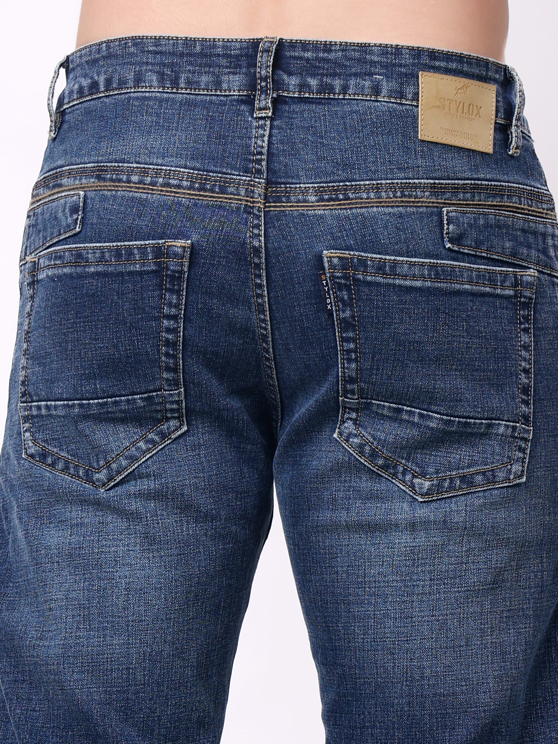 Stylox Stretchable Comfort Fit Denim Jeans For Men’s - Stylox
