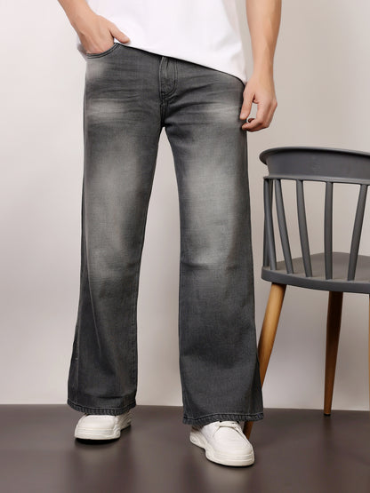 Stylox Men’s Washed Baggy Fit Jeans — Vintage Wash, Relaxed Streetwear Look |J-07