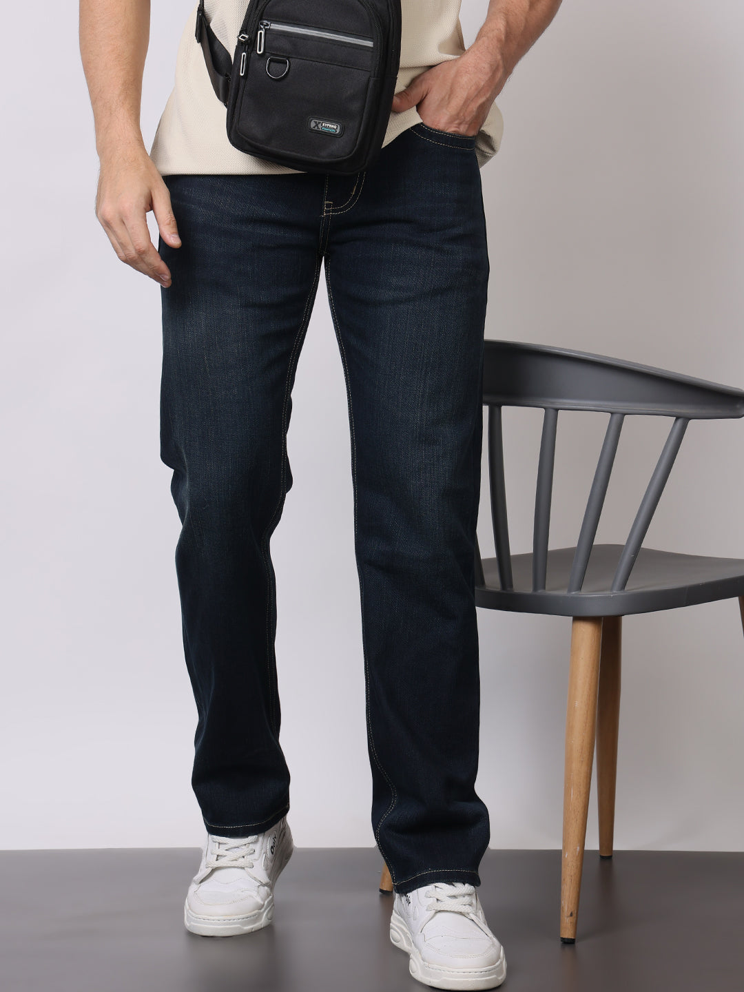 Stylox Premium Comfort Fit Jeans for Men | Soft Cotton Denim | Relaxed Everyday Casual Wear - Stylox