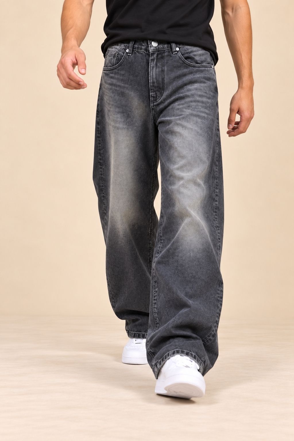 Stylox Men’s Flared Fit Non-Stretchable Denim Jeans