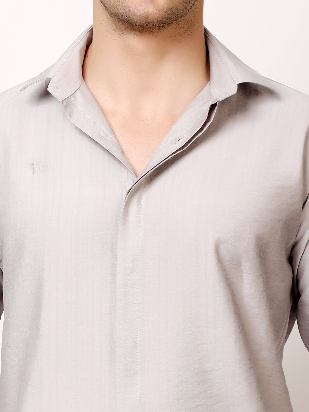 Stylox Men's Regular Fit Solid Full Sleeve Casual Shirt – Soft Cotton Blend, Comfortable & Stylish Everyday Wear - Stylox