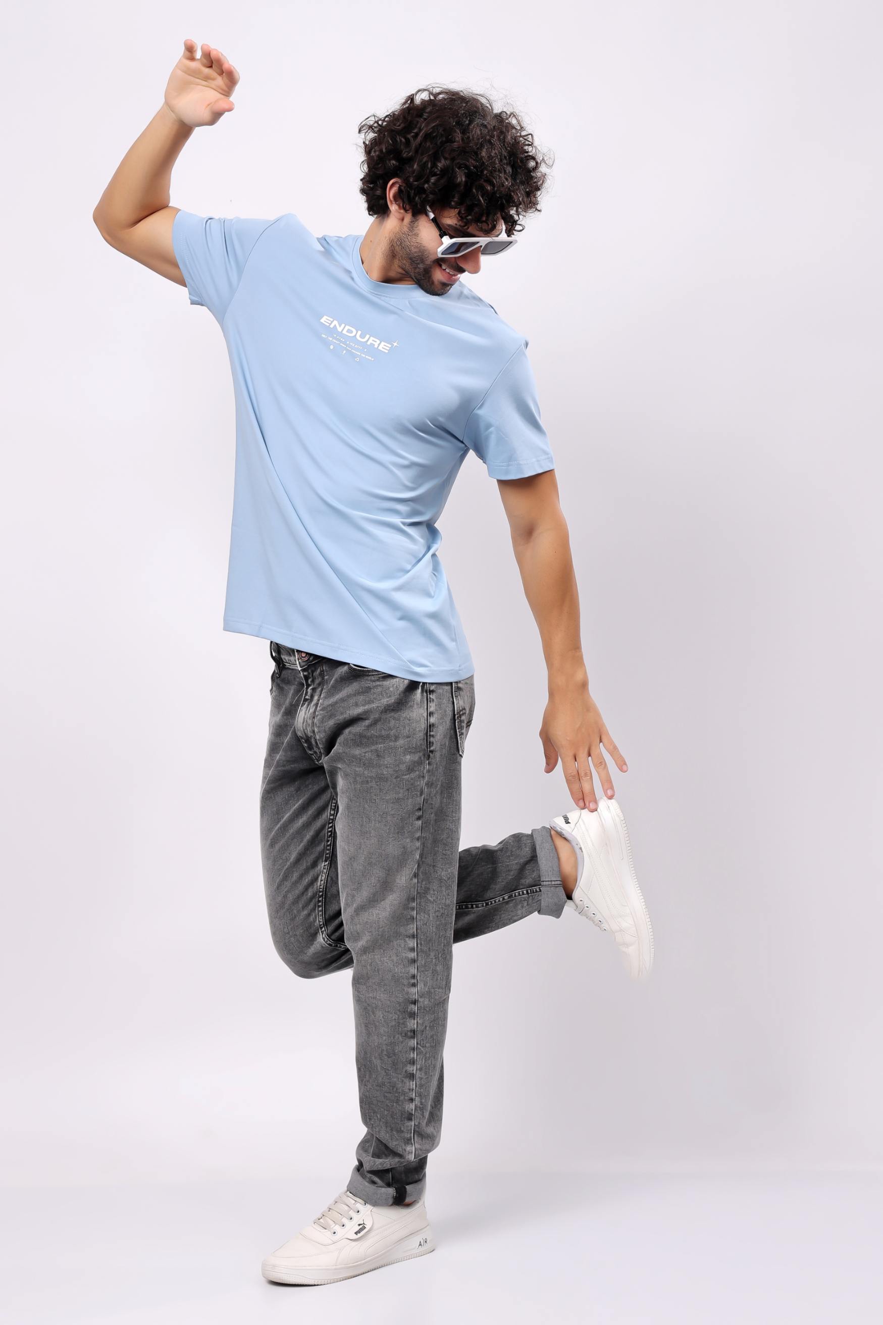 STYLOX MEN CREW NECK PRINTED T-SHIRT - Stylox