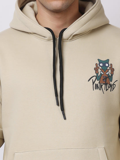 Stylox Men’s Graphic Winter Hoodie – Floyd Printed Pullover with Kangaroo Pocket &amp; Warm Fleece Fabric