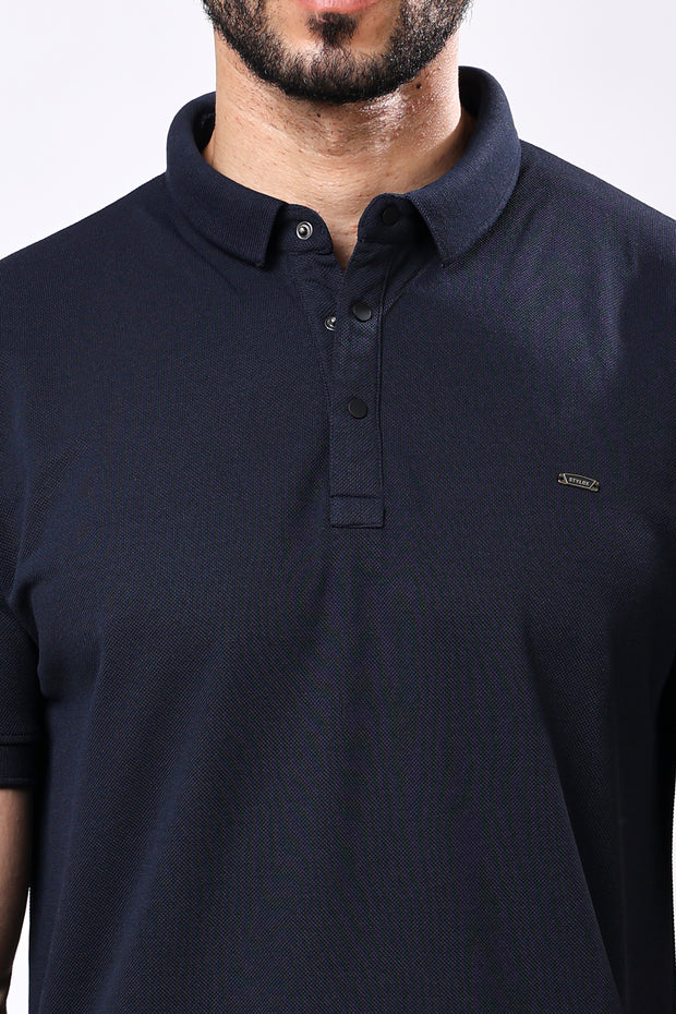 Stylox Solid Polo T-Shirt For Men