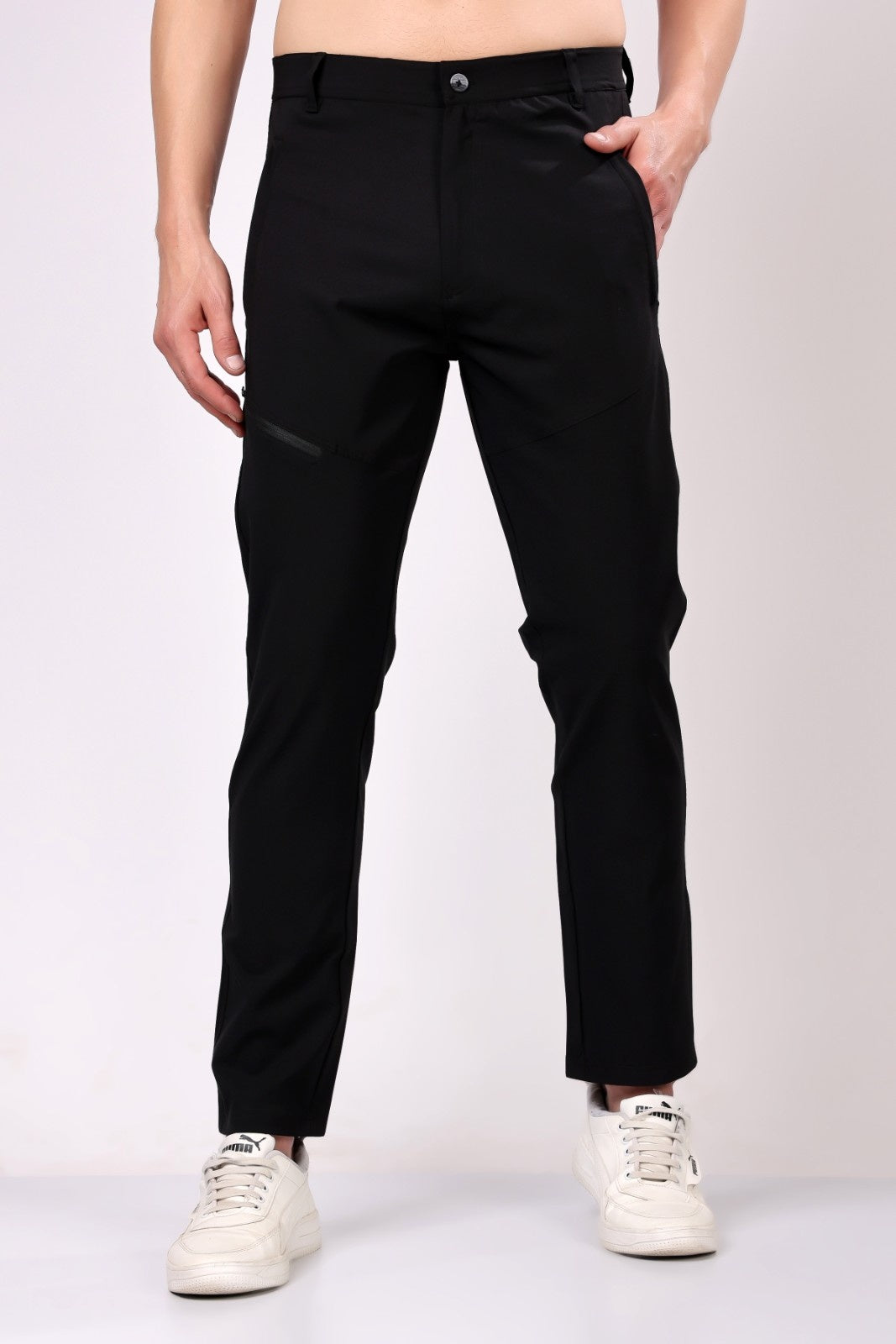 Stylox Men’s Classic Fit Trousers – Comfortable Formal & Casual Wear