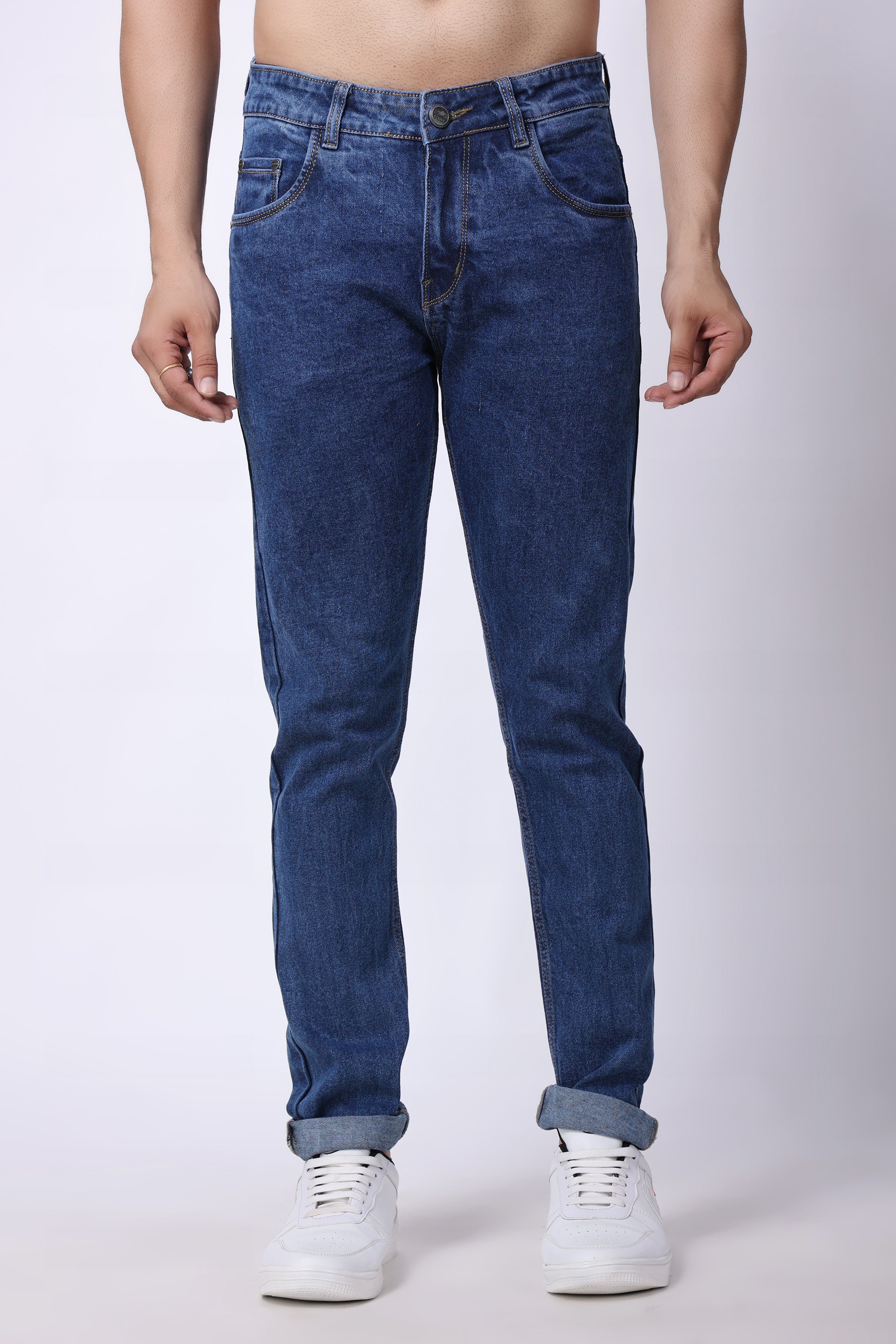 Stylox Men Slim Fit Jean | Blue | Available in Multiple Sizes - 90054 - Stylox