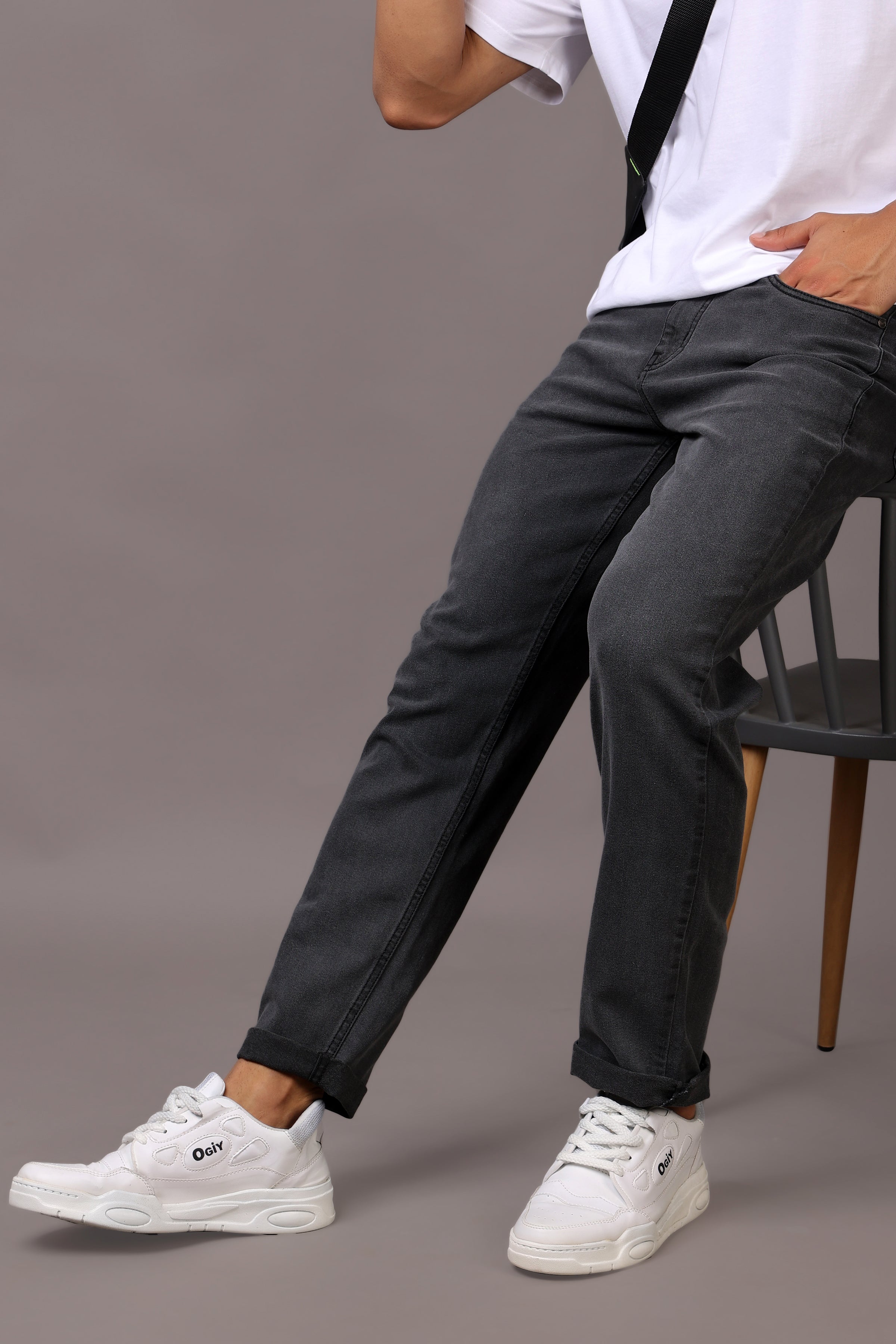 Stylox Men’s Slim Fit Mid-Rise Denim Jeans - Stylox