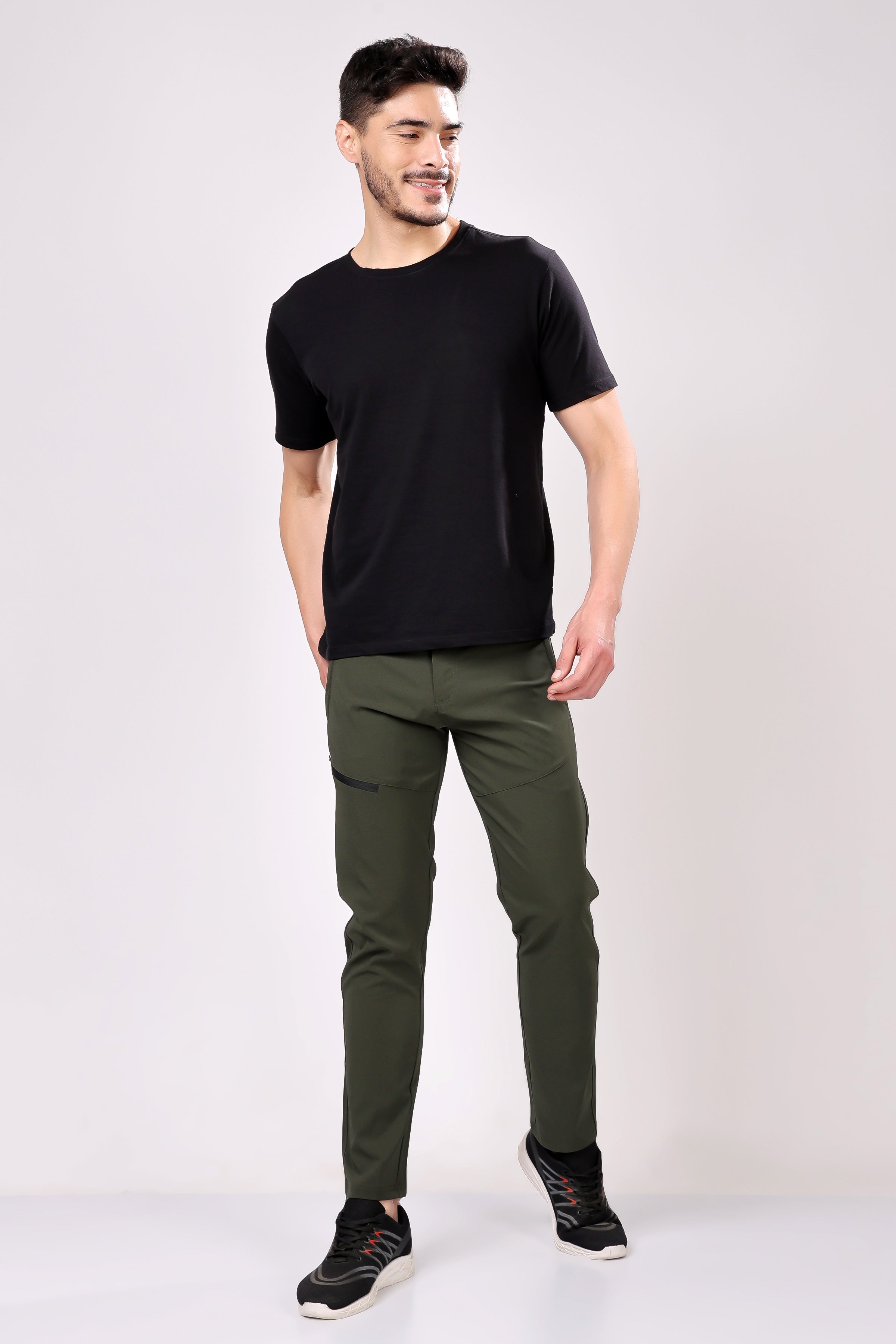 Stylox Men’s Classic Fit Trousers – Comfortable Formal & Casual Wear