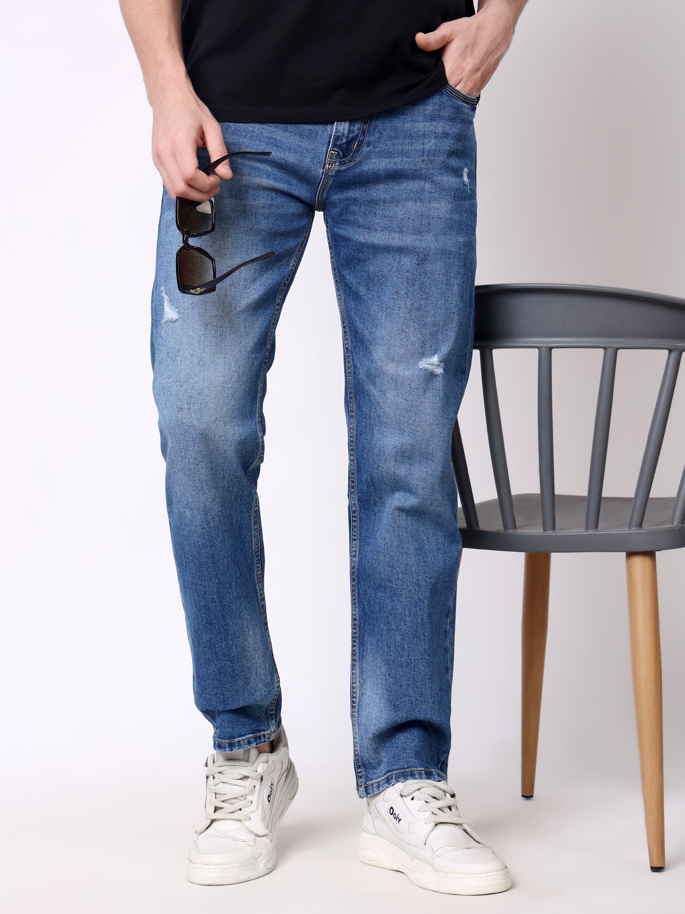 Stylox Men’s Stretchable Comfort Fit Denim Jeans - Stylox
