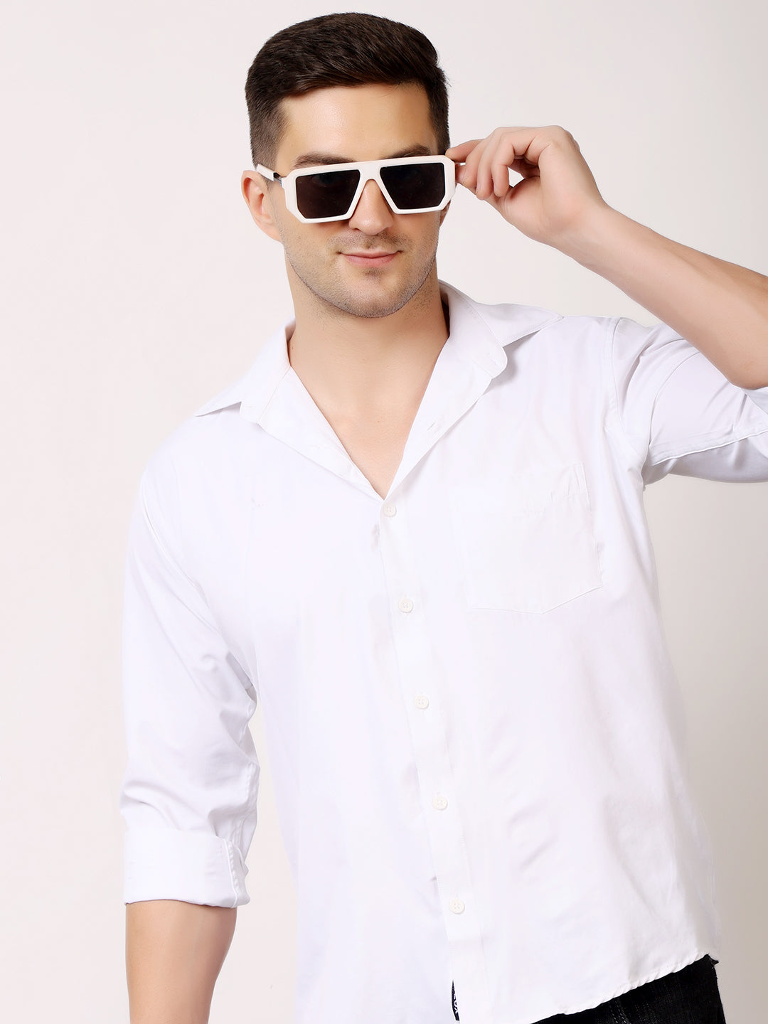 Stylox Men's Regular Fit Cotton Blend Shirt | Casual & Party Wear - Stylox