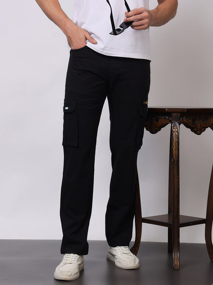 Stylox Men’s Slim Fit Cargo Pants | Cotton Casual Trousers with Multi Pockets | Stylish Outdoor &amp; Everyday Wear Cargos for Men