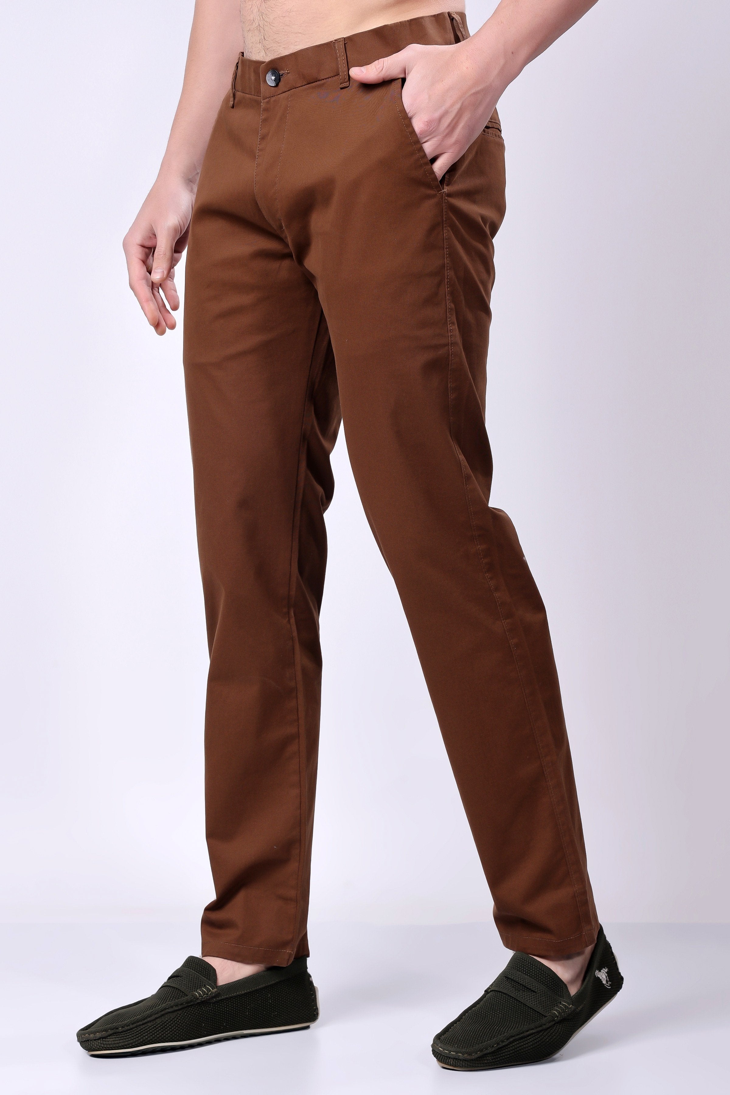 Stylox Men’s Classic Fit Trousers – Comfortable Formal & Casual Wear