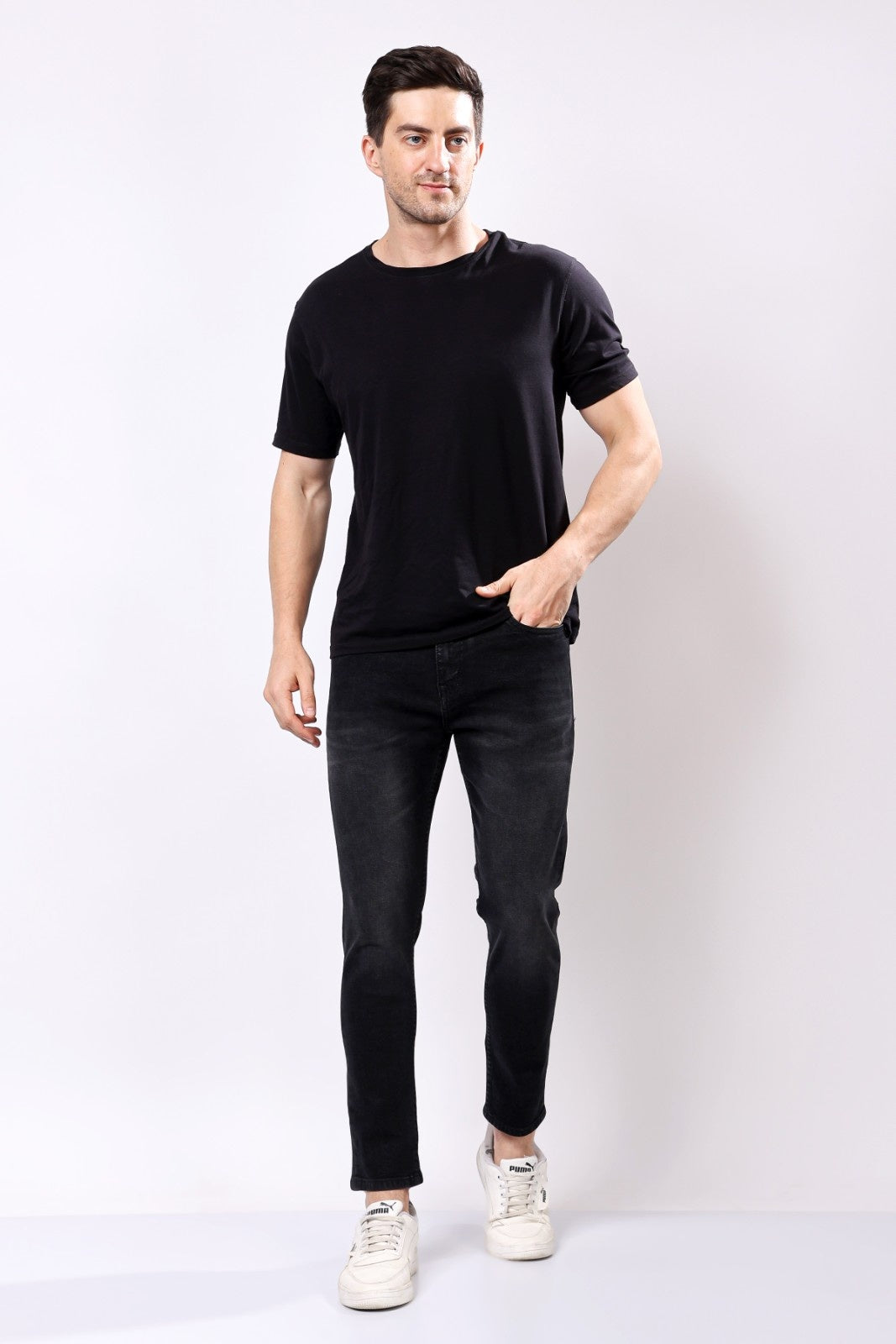 Stylox Men’s Ankle Fit Denim Jeans - Stylox