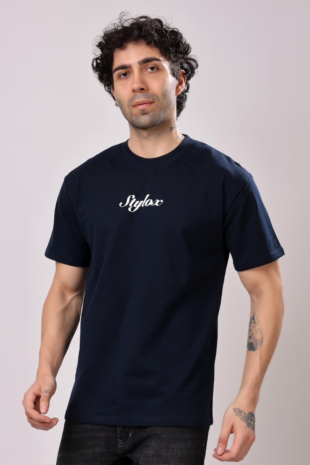 Stylox Regular Fit Round Neck Half Sleeve T-Shirt For Men - Stylox