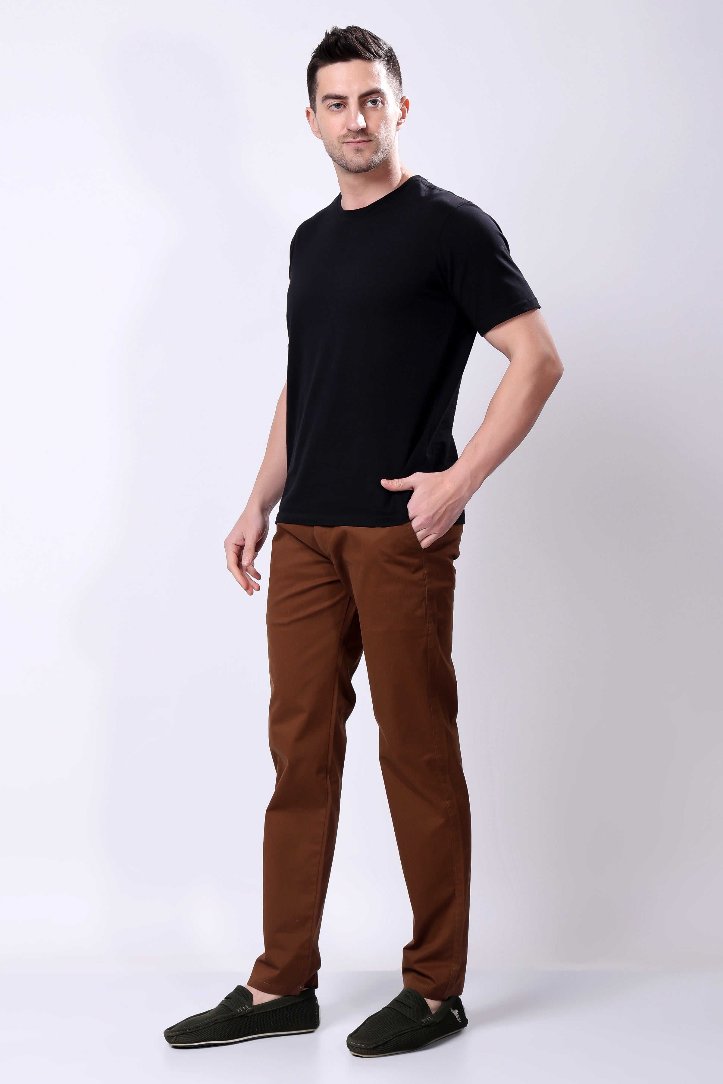 Stylox Men’s Classic Fit Trousers – Comfortable Formal & Casual Wear
