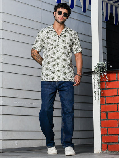 Stylox Floral Print Half Sleeve Casual Shirt