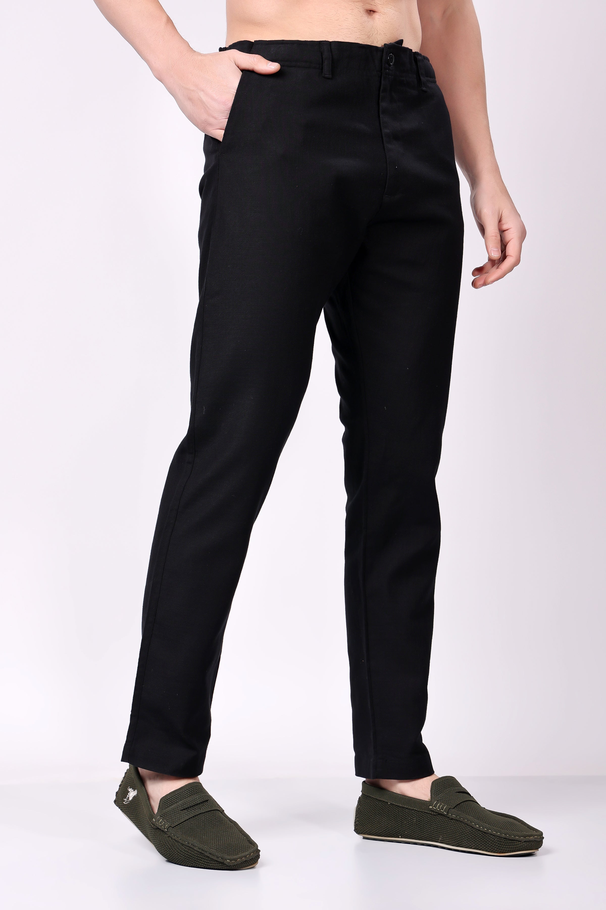 Stylox Men’s Classic Fit Trousers – Comfortable Formal & Casual Wear - Stylox