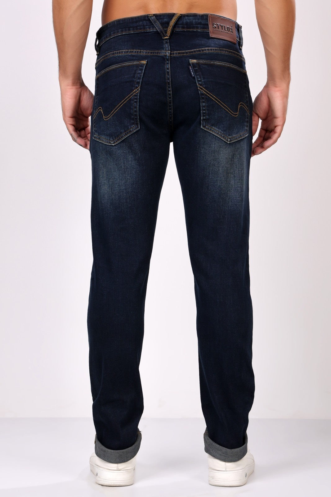 Stylox Slim Fit Denim Jeans - Black,