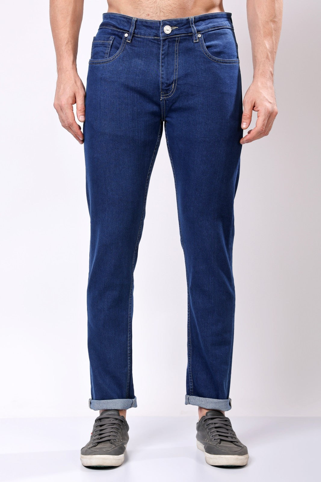 Stylox Slim Fit Denim Jeans - Blue,