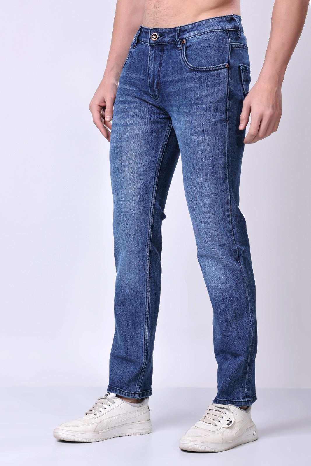 Stylox Slim Fit Denim Jeans -Light Blue,