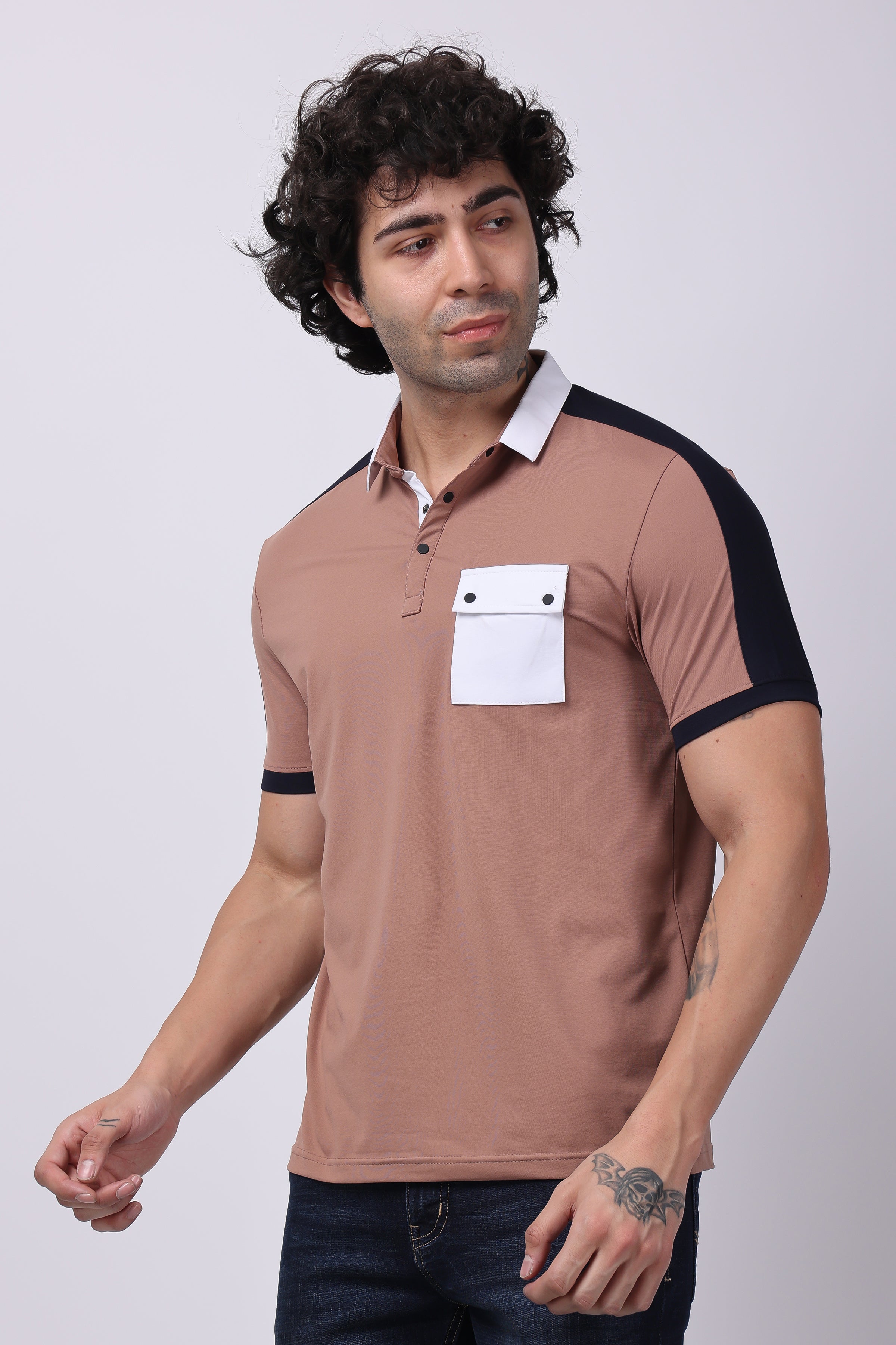 Stylox Half Sleeve Solid Polo T-Shirt For Men - Stylox