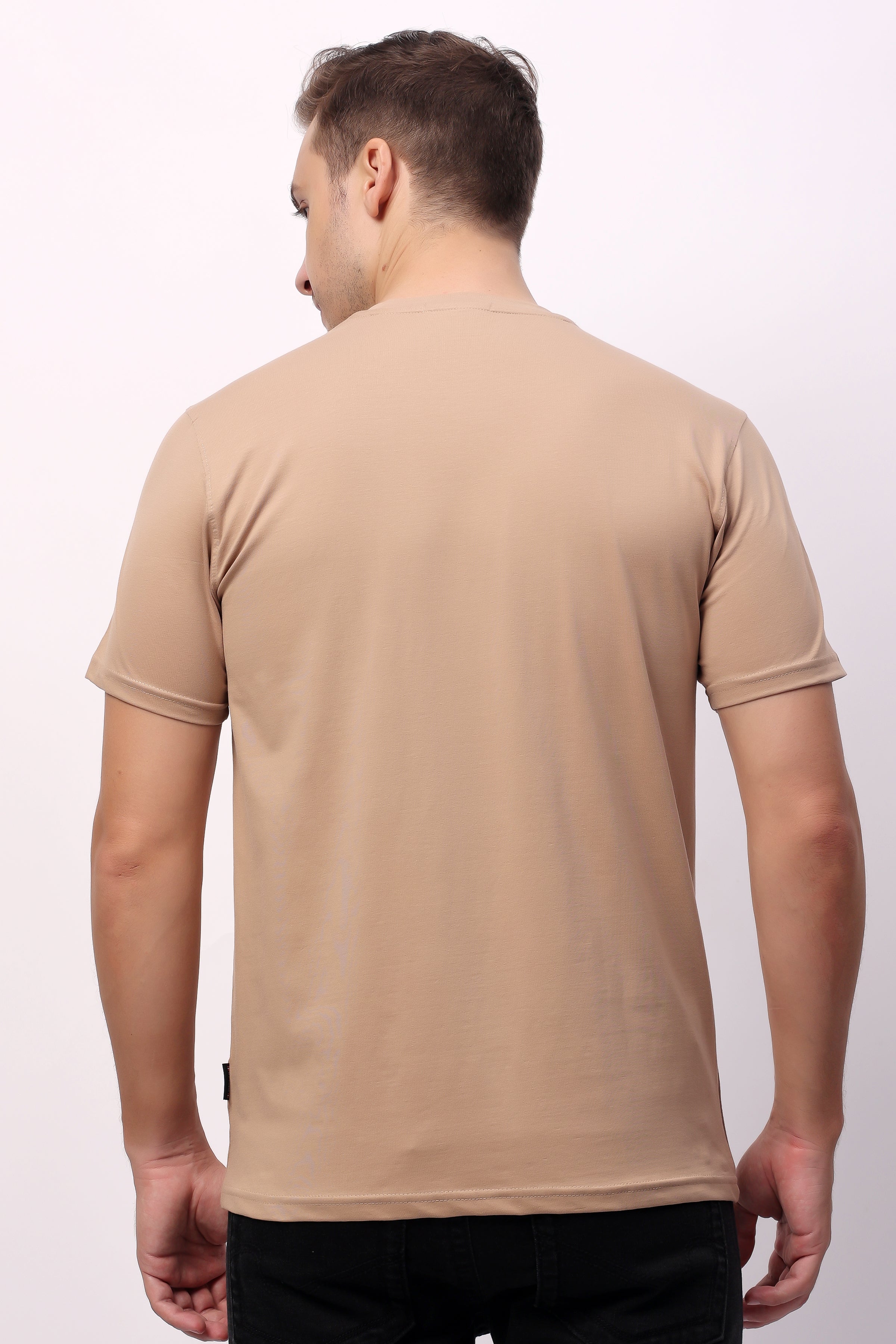 STYLOX MEN CREW NECK PRINTED T-SHIRT FOR MEN - Stylox
