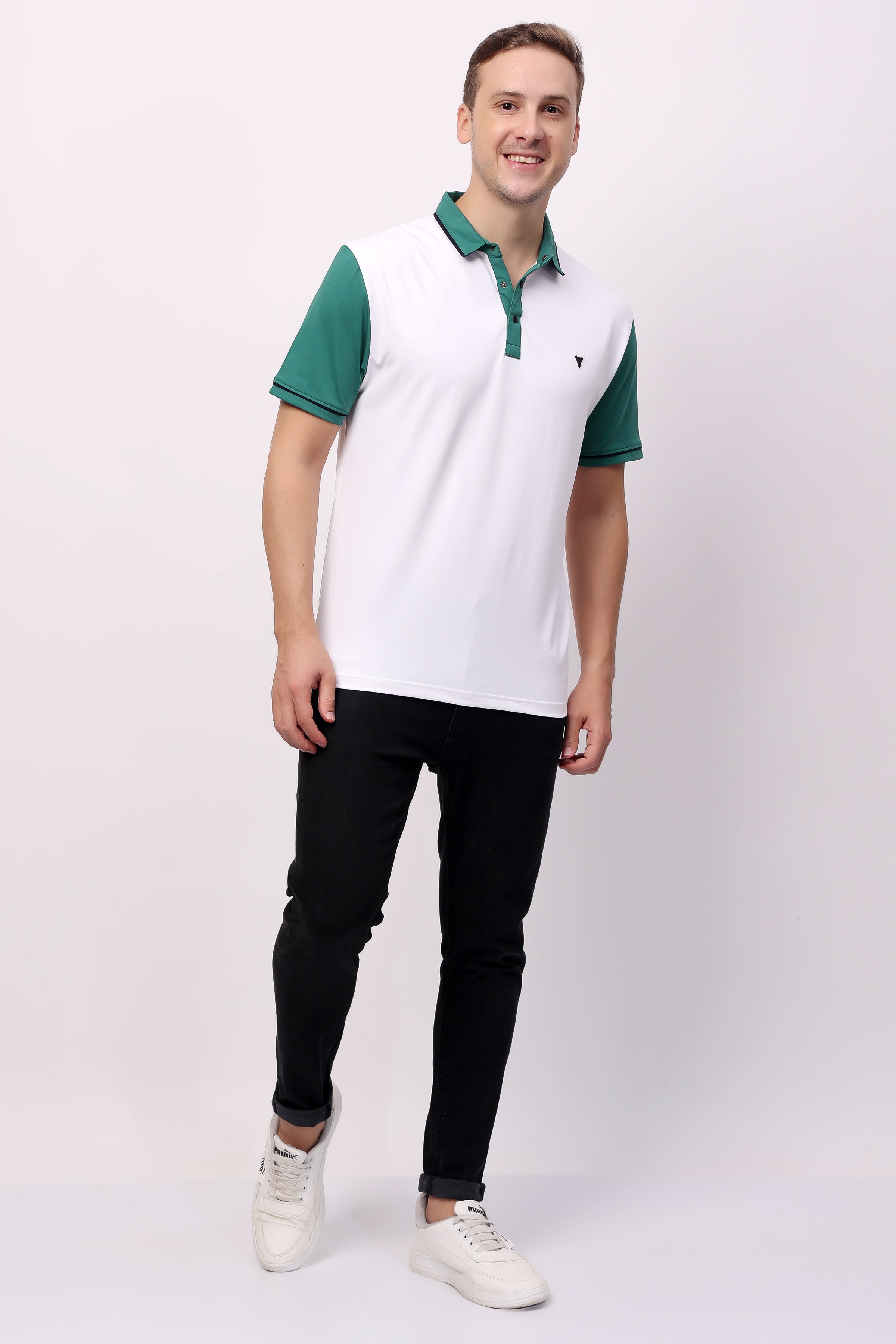 STYLOX SOLID POLO T-SHIRT FOR MEN - Stylox