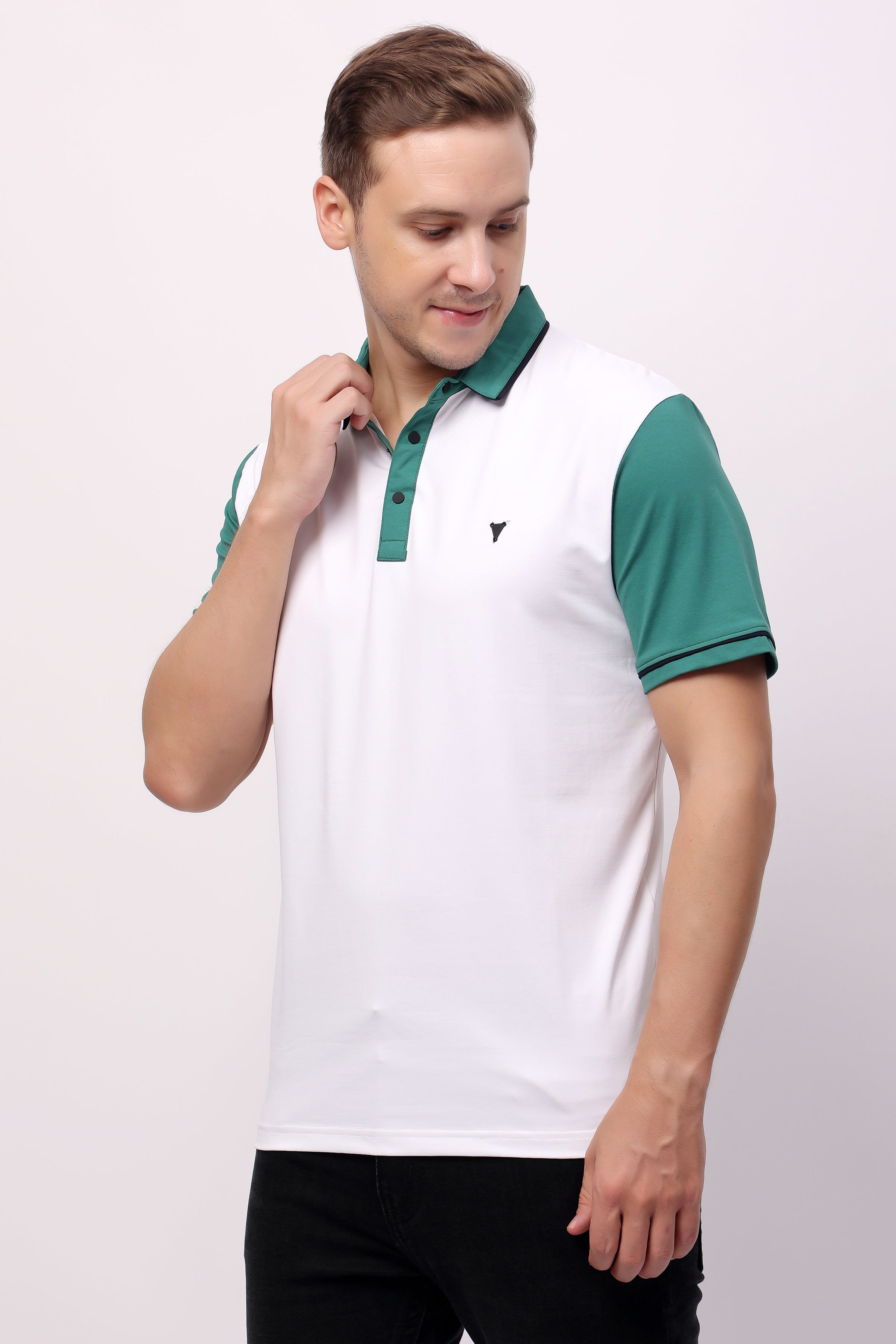 STYLOX SOLID POLO T-SHIRT FOR MEN - Stylox