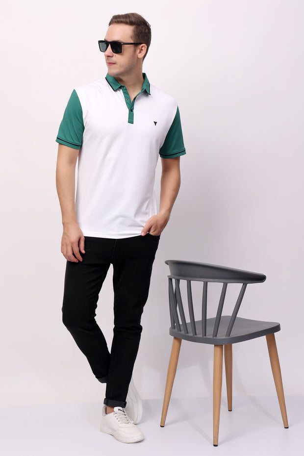 STYLOX SOLID POLO T-SHIRT FOR MEN