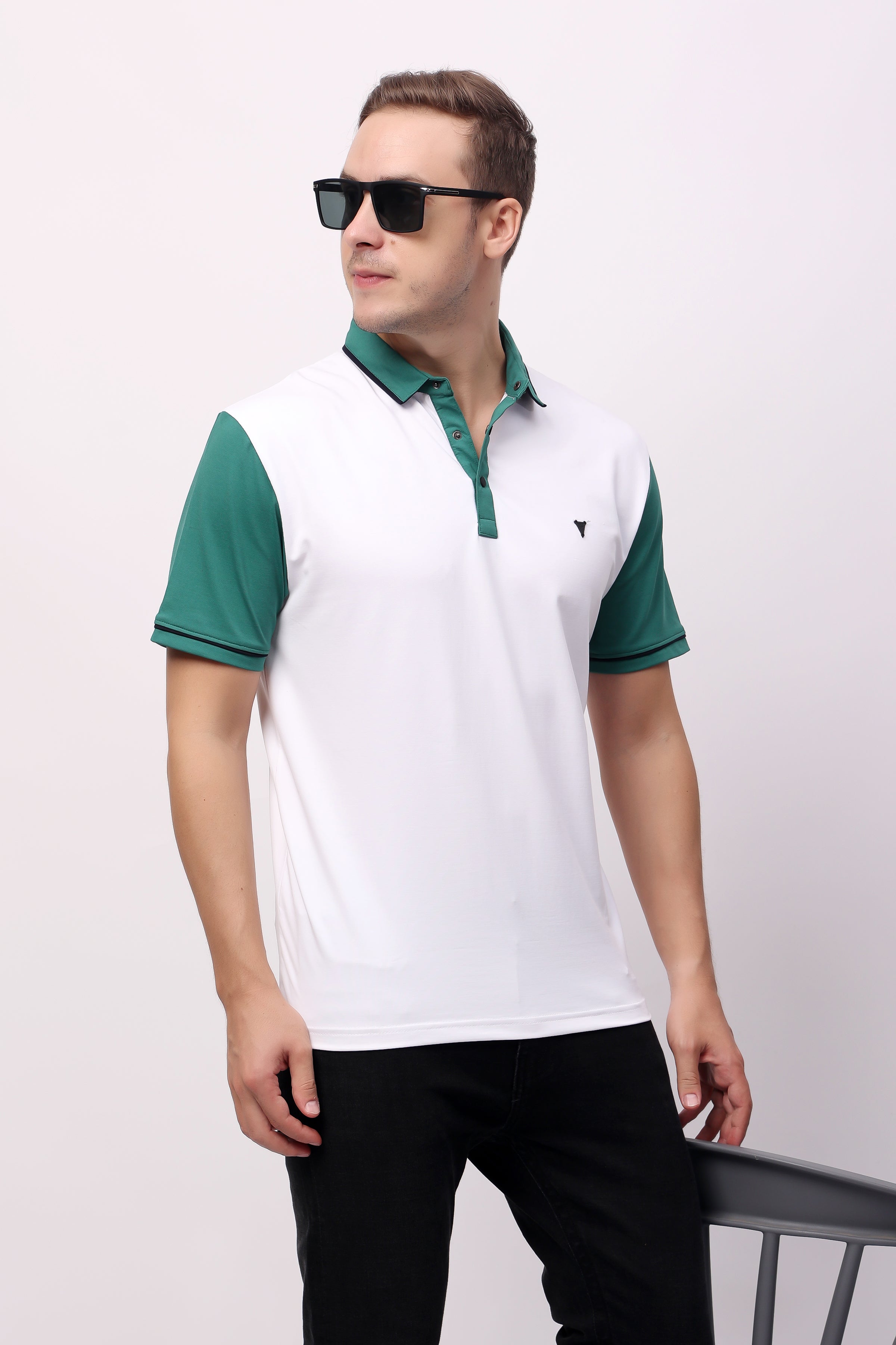 STYLOX SOLID POLO T-SHIRT FOR MEN - Stylox