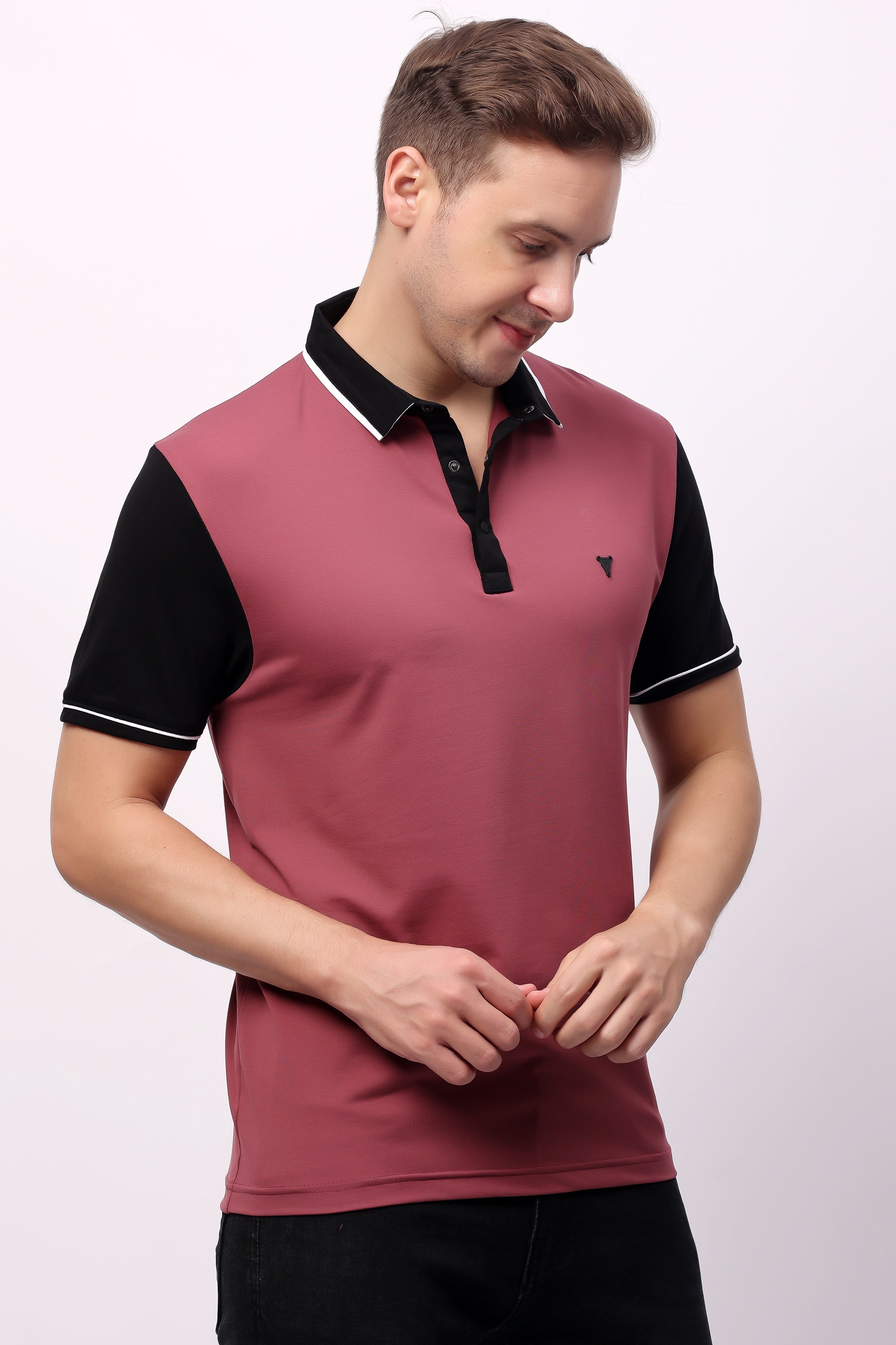 STYLOX SOLID POLO T-SHIRT FOR MEN - Stylox