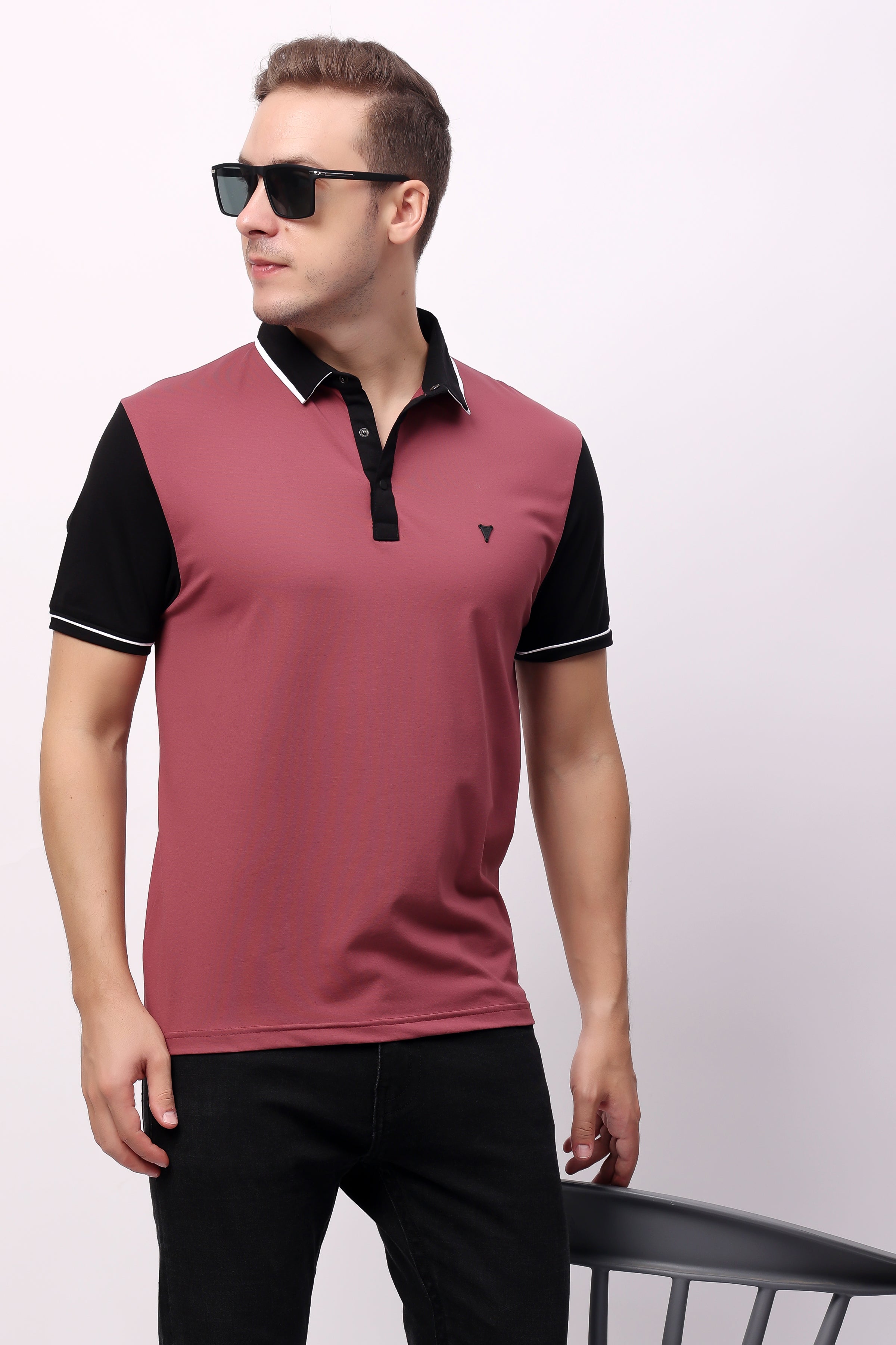 STYLOX SOLID POLO T-SHIRT FOR MEN - Stylox