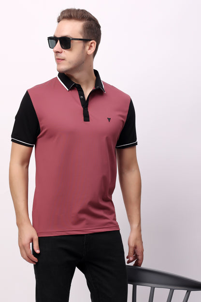 STYLOX SOLID POLO T-SHIRT FOR MEN