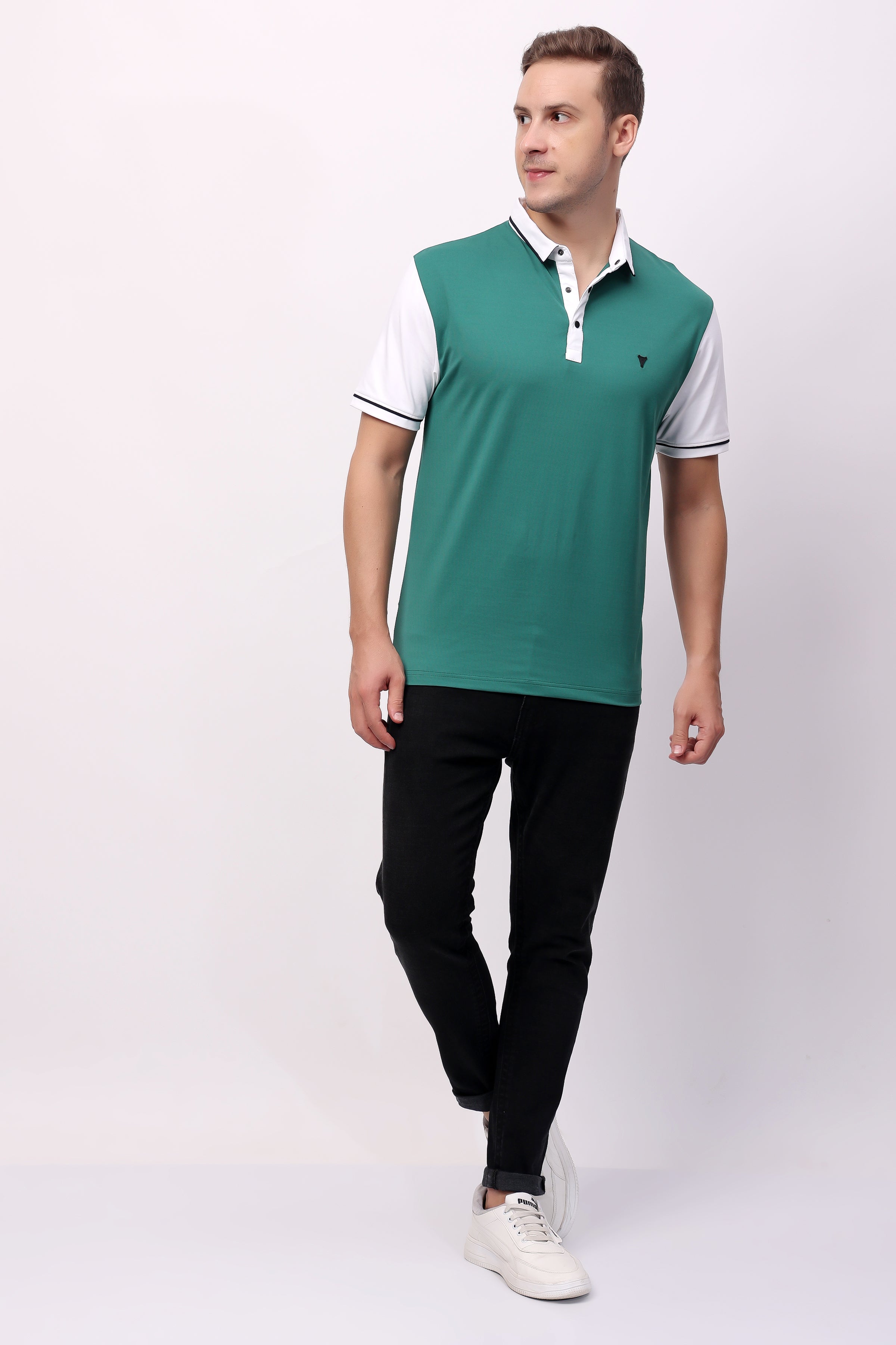 STYLOX SOLID POLO T-SHIRT FOR MEN - Stylox
